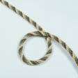 Ткани шнур декоративный - Шнур Базель цвет бежевый, коричневый d=10мм