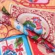 Ткани для столового белья - Ткань скатертная рогожка Новогодняя