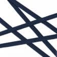 Ткани фурнитура для декора - Декоративная киперная лента елочка т.синяя 15 мм