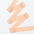 Ткани фурнитура для декора - Репсовая лента Грогрен  цвет персиковый 40 мм