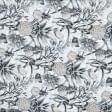 Ткани для декора - Декоративная ткань лонета Пинас ананасы беж,серый