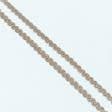 Ткани фурнитура для декора - Тесьма окантовочная Илона темно бежевый 6 мм