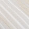 Ткани horeca - Тюль сетка лен Супрайз молочная с утяжелителем