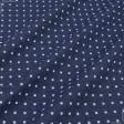 Ткани портьерные ткани - Декоративная ткань Севилла горох т. синий
