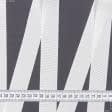 Ткани тесьма - Репсовая лента Грогрен  цвет кремовый 30 мм