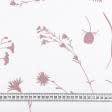 Ткани хлопок - Бязь ТКЧ набивная васильки лиловые на белом