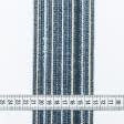 Тканини фурнітура для декора - Тасьма Плейт смужка синій, бірюза, беж із золотим люрексом 77мм (25м)