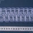 Ткани тесьма - Тесьма шторная Вафелька прозрачная КС-1:2 60мм±0.5мм/50м