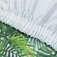 Ткани для декора - Штора лонета Листья пальмы, фон молочный 135/270 см (171286)