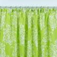 Тканини готові вироби - Штора Карусель Тоурвел вензель колір салатовий 150/270 см (119346)