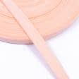 Ткани для декора - Декоративная киперная лента цвет персик 15 мм