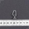 Ткани фурнитура для карнизов - Крючки с грибком на потолочный карниз прозрачные (100 шт/упак)