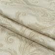 Тканини для римських штор - Портьєрна тканина Ревю фон колір ракушка