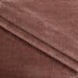 Ткани мех - Плюш (вельбо) шоколадный