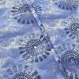 Ткани этно ткани - Декоративная ткань лонета Кейрок голубой, синий