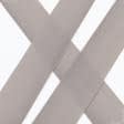 Ткани фурнитура для декора - Липучка Велкро пришивная жесткая часть серо-бежевая 80мм/25м