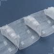 Ткани все ткани - Тесьма шторная Рюмочки прозрачная КС-1:2.5 100мм±0.5мм/100м