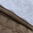 Ткани все ткани - Синтепон 100g термопай 3см*3см с подкладкой 190т коричневый