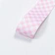 Ткани все ткани - Репсовая лента Тера клеточка диагональ цвет розовый, белый 37мм