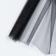 Ткани для декора - Фатин блестящий черный