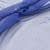 Тюль сетка крафт синяя с утяжелителем
