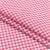 Декоративная ткань клетка мелкая розовая